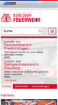 Mobile Screenshot of berliner-feuerwehr.de